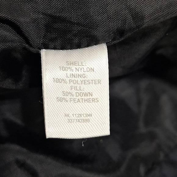 Halogen Black Outdoor Down & Feathers Gorpcore Full Zip Puffer Utility Vest XS - Picture 8 of 8